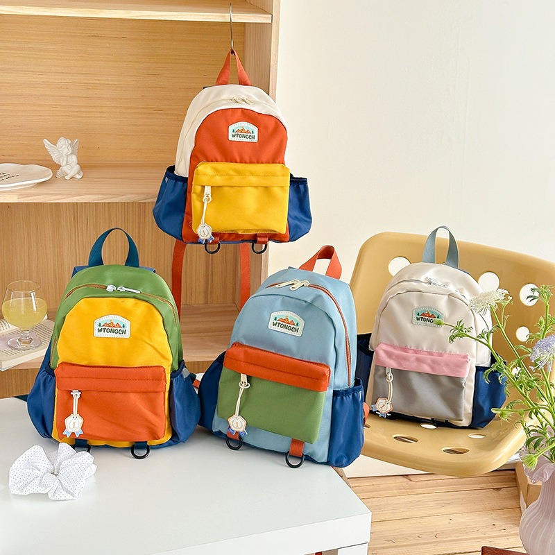 Yeni Renk Bloklu Çocuk Sırt Ça - Canvas Backpack Casual incelemesi ve fiyatı